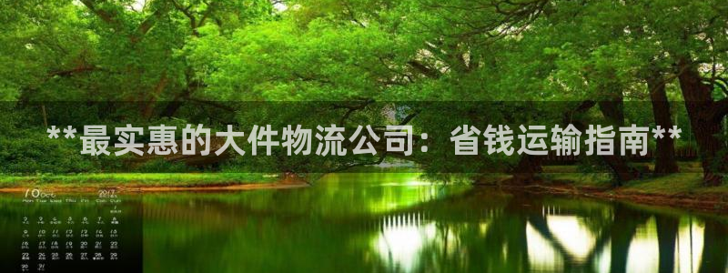 28圈充值：**最实惠的大件物流公司
