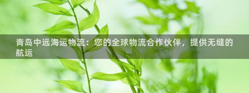 28圈的平台：青岛中远海运物流：您的