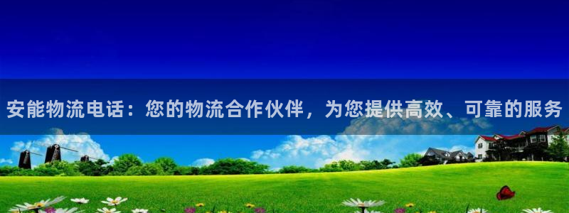 28圈取保：安能物流电话：您的物流合