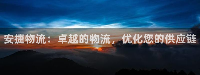 28圈口：安捷物流：卓越的物流，优化