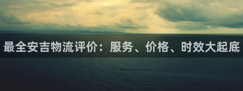 28圈充值不处理：最全安吉物流评价：